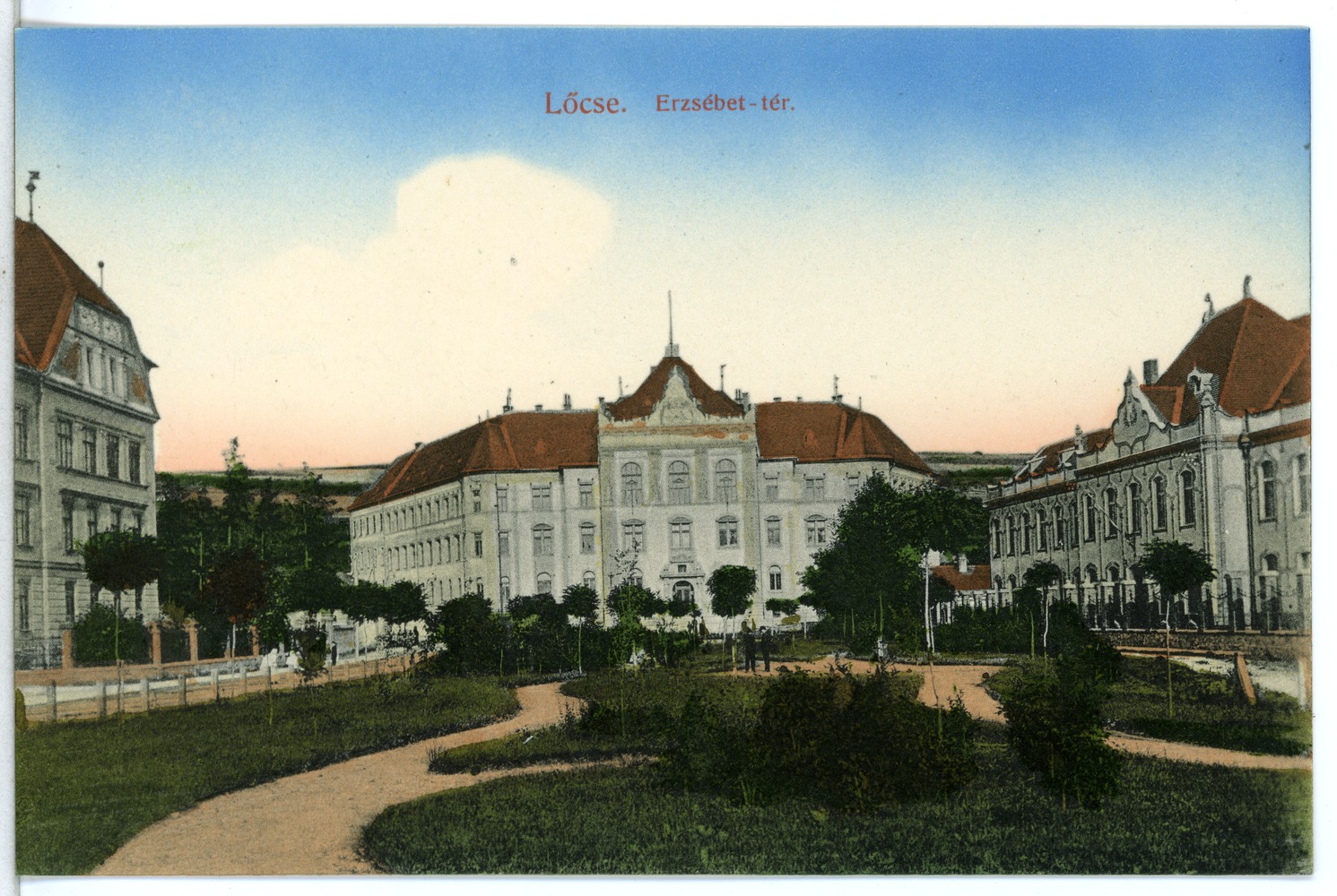 Levoča, 1911 – Námestie – Erzsébet-tér