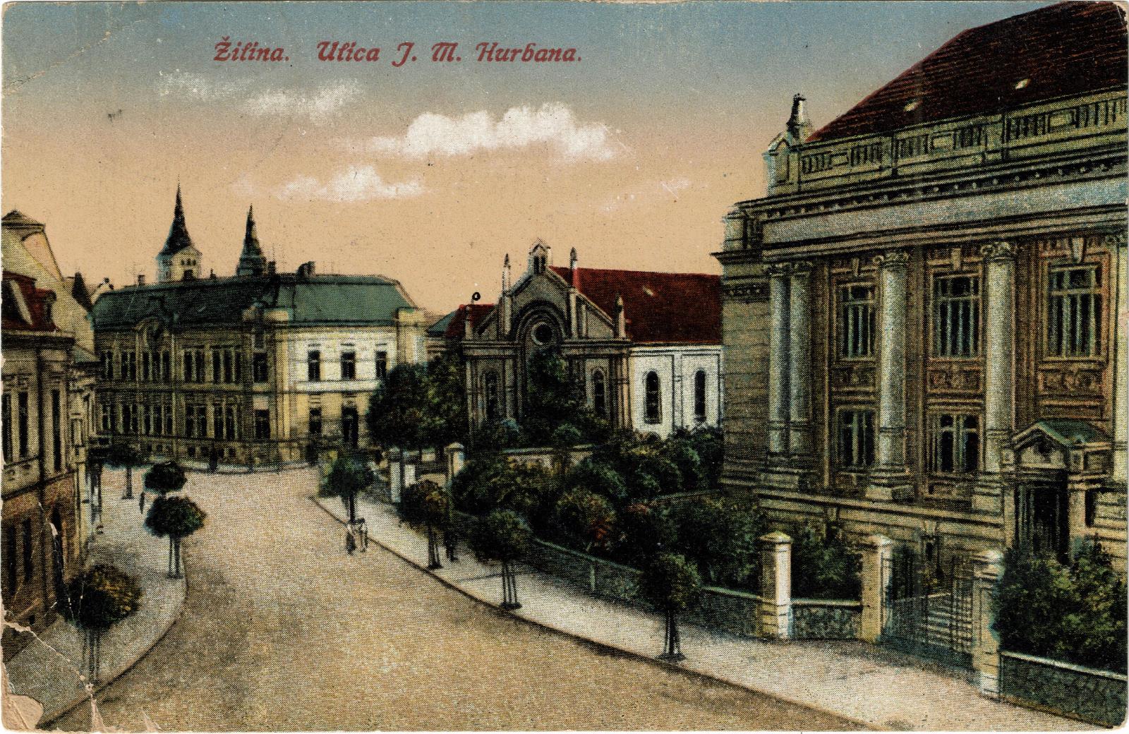 Historická fotografia – Žilina, Hurbanova ulica
